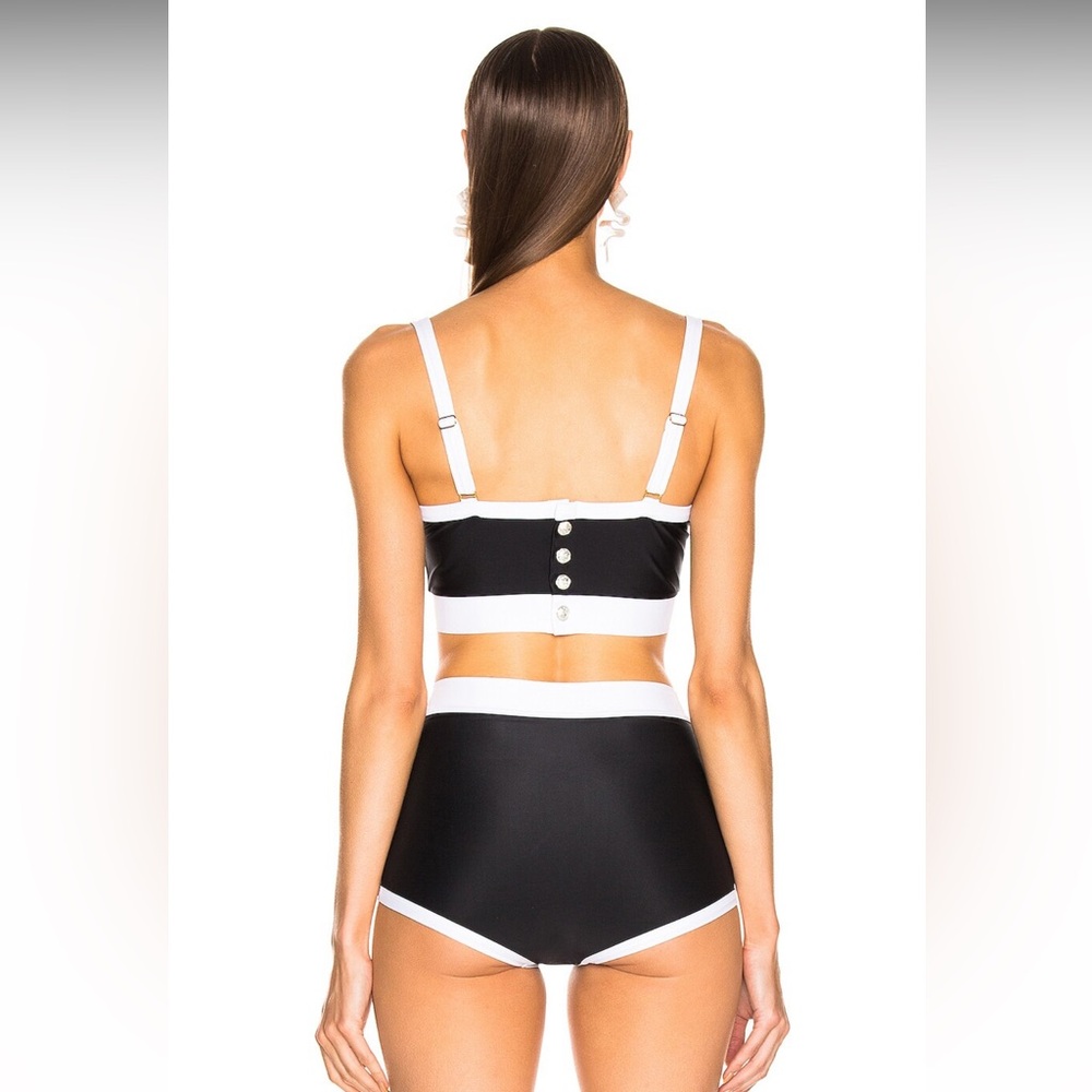 Balmain Vintage Style Bikini Top FR34 US2 UK6 XS $455 - Picture 3 of 9